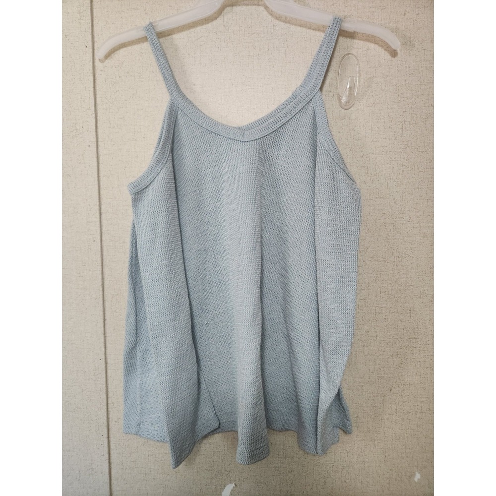 SHE AND SKY Women Off The Shoulder Top‎ With Straps Blue Size Medium